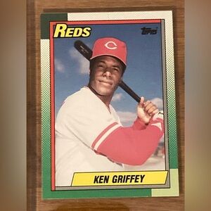Ken Griffey Reds Baseball Card